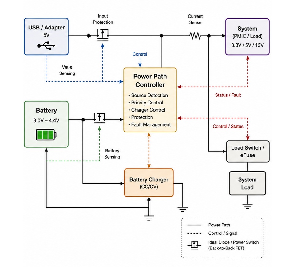 Power Path Management Circuit